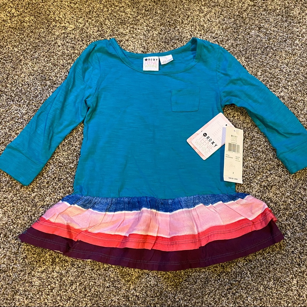 Roxy Girls Teenie Wahine Sz 2 Dress